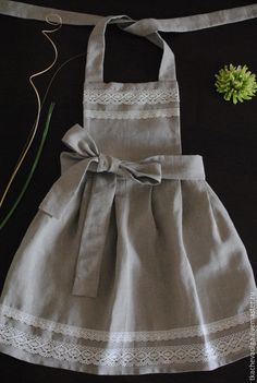 a dress and flower on a table