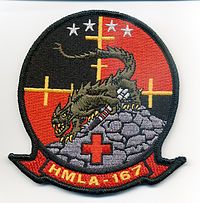 a patch with an image of a dragon on it