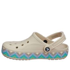 Crocs Bayaband Chevron Band Clogs 'Stucco Multi' 208100-1F8 Limited Edition Sneakers, Sport Sneakers, Clogs, Im Not Perfect, Band, Sneakers