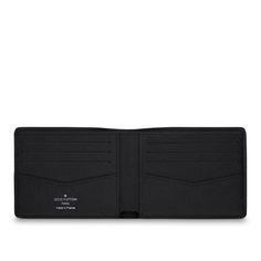 LOUIS VUITTON® - Slender Wallet - Black Black Bifold Card Holder For Evening, Black Evening Wallets With Coin Pocket, Louis Vuitton Official, Winter Essentials, Small Leather Goods, Men's Collection, Ankle Boots, Louis Vuitton, Wallet