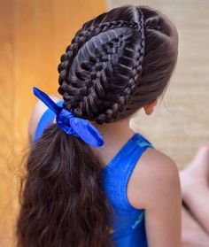 Braid Hair Dos, Hair Projects, Girls Hairstyles Easy, Bow Hairstyle, Hot Hair Styles, Hair Up Styles, Braided Hairstyles Tutorials