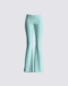 Just imagine these babies with some sexy platforms 👀 We gonna be breaking hearts and necks all weekend--lets just not break any ankles 😉 Turquoise Outfits For Women, Blue Satin Pants, Versace Clothes, Rhinestone Pants, Pants Png, Turquoise Pants, Png Outfits, Rhinestone Top, Earthy Outfits