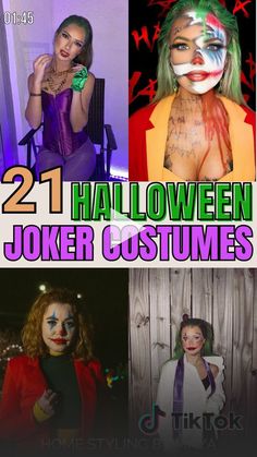 some people are dressed up as clowns for halloween