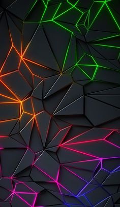 an abstract background consisting of lines and shapes that appear to have been colored in different colors