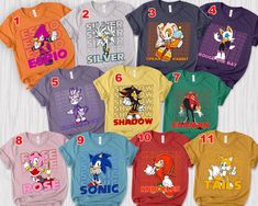 Sonic the Hedgehog Shirt,Sonic Shirt,Sonic Birthday Shirt,Sonic Group Matching Shirt,Sonic Family Party Shirt 👏CONGRATULATIONS You have found an online shop with reasonable prices, amazing quality, and fast shipping  We offer shirts for VACATIONS, HOLIDAYS, EVENTS, FAMILY REUNIONS, BIRTHDAYS, MOTHER'S DAY, FATHER'S DAY, GRADUATIONS, FUNNY T-SHIRTS as well as CUSTOM T-SHIRTS.  💖Description💖  --About this T-shirt--  👉Our Adult Unisex T-Shirt brand is BELLA CANVAS Available in size: XS, S, M, L Sonic The Hedgehog Shirt, Sonic Birthday Shirt, Sonic Shirt, Sonic Family, Group Matching, Sonic Birthday, Family Reunions, Family Party, Family Parties