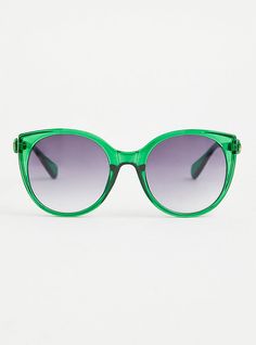 These sleek sunglasses feature a cat-eye shape and will pair perfectly with any outfit.   Man-made materials. Imported. The best plus size women's green cat eye sunglasses eyewear in green. Torrid is your destination for the freshest spring and summer styles. Green Polarized Cat Eye Sunglasses, Green Cat Eye Polarized Sunglasses, Green Cat Eye Sunglasses For Summer, Green Cat Eye Sunglasses For Spring, Modern Green Cat Eye Sunglasses With Uv Protection, Trendy Green Tinted Cat Eye Sunglasses, Modern Green Cat Eye Sunglasses With Gradient Lenses, Green Sunglasses With Uva Protection For Spring, Trendy Green Sunglasses With Tinted Lenses