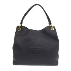 Prada Shoulder Bag One-Shoulder Bag Leather Black Size: (W) 33 X (H) 31 X (D) 15 Cm Opening: Bottom 33.0 Cm Top 31.5 Cm Shoulder: Approximately 48 Cm Color: Black Bags Prada, Prada Shoulder Bag, Prada Bags, Prada Bag, Leather Shoulder Bag, Black Color, Prada, One Shoulder, Bag Lady