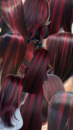 Red Hair Looks, Hairstyle Examples, Hair Color Streaks, Hair Streaks