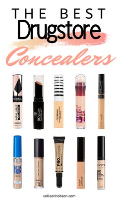 Makeup Affordable, Best Drugstore Concealer, Make Up Diy, Make Up Kits, Drugstore Concealer, Alat Makeup, Makeup Tip, Best Drugstore Makeup