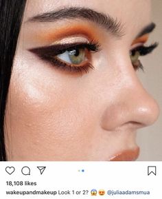 Julia Adams, Maquillage On Fleek, Matte Gel, Orange Makeup, Kiss Makeup