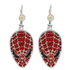 New In Gift Box. Ret. Val: $49.00 Spider Man Marvel Earrings: Simulated Red And Black Pave Rubies Set In Silvertone. Lever Back Hooks. Size: 1.80 Inches Long. Beautifully Designed Costume Jewelry, Crafted By Artisan Jewelers. A Unique, Thoughtful Gift Idea Or A Treat For Yourself. Never Put Crystals Or Stones In Jewelry Cleaning Solution. Do Clean With Mild Soap And Water. Thank You For Visiting Blubay_boutique Marvel Earrings, Man Earrings, Marvel Jewelry, Spider Man Marvel, Witch Earrings, Jewelry Cleaning Solution, Black Widow Marvel, Jewelry Cleaning, Mismatched Earrings