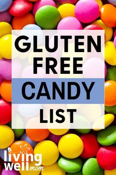 Gluten Free Candy List, Gluten Free Halloween Candy, Gluten Free List, Celiac Diet, Gluten Free Food List, Menu Sans Gluten, Gluten Free Halloween, Gluten Free Info, Gluten Free Candy