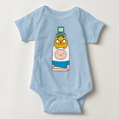 Adventure Time BMO, Jake, & Finn T-Shirt Baby Bodysuit, Infant Unisex, Size: 6 Month, Light Blue Pattern: check. Adventure Time Baby Shower Ideas, Blue Cotton Onesie With Character Print, Short Sleeve Cotton Onesie With Cartoon Print, Unisex Cotton Onesie With Character Print, Cotton Crew Neck Onesie For Playtime, Family Matching Short Sleeve Cartoon Print Onesie, Funny Cotton Short Sleeve Onesie, Casual Cotton Onesie With Cartoon Print, Cotton Crew Neck Onesie With Graphic Print