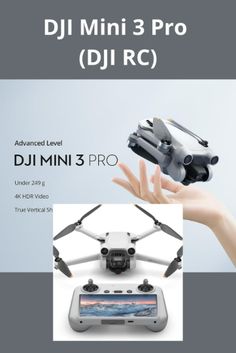 an advertisement for the dji mini 3 pro