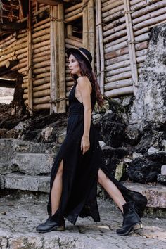 Boho Black Wedding Dress Wrap Black Bohemian Wedding Dress | Etsy Black Bohemian Maxi Skirt For Summer, Bohemian Black Maxi Skirt For Festival, Black Bohemian Maxi Skirt For Festival, Bohemian Black Flowy Maxi Skirt, Flowy Black Bohemian Maxi Skirt, Elegant Festival Maxi Dress, Black Floor-length Maxi Skirt For Summer, Chic Maxi Dress For Festival, Bohemian Maxi Wrap Dress