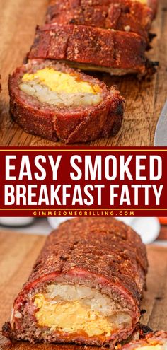 This smoked fatty recipe made on pellet grill is perfect for holiday morning brunch! Learn how to make this easy breakfast recipe made with hash browns, cheese, eggs, breakfast sausage and bacon. Plus, the sweet and smoky rub make it the best! Breakfast Fatty, Bacon Weave, Pellet Smoker Recipes, Yummy Food Recipes, Breakfast Sausage Recipes, Traeger Recipes, Pellet Grill Recipes, Smoked Meat Recipes, Smoked Cooking