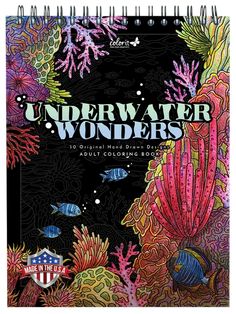 the new release of underwater wonders coloring book