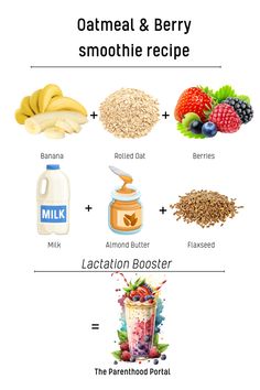 tropical smoothie recipe to boost breastmilk Oatmeal Recipes For Breastfeeding, Drinks For Breastmilk Supply, Milk Supply Increase Drinks, Lactation Snacks Increase Milk Supply, Breastfeeding Smoothie Recipes