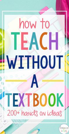 the title for how to teach without a textbook