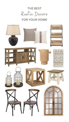 the best rustic decor for your home