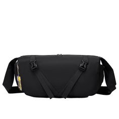 Large-Travel-Messenger-Bag-Front Black Large Capacity Chest Bag For Travel, Large Capacity Black Chest Bag For Travel, Large Capacity Chest Bag For Travel, Black Shoulder Bag With Luggage Sleeve For Outdoor Activities, Black Shoulder Bag With Luggage Sleeve For Commuting, Modern Black Shoulder Bag For Trip, Urban Travel Shoulder Bag With Zipper Pocket, Large Capacity Crossbody Chest Bag For Travel, Black Large Capacity Laptop Bag For Trip