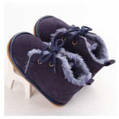 These Baby Shoes Are Adorable. The Color Is Gray But It Looks More Purple To Me. Unisex Size 6-12 Months New With Tags Fast Shipping Baby Snow, Fluffy Shoes, Baby In Snow, Infant Boy, Warm Snow Boots, Leopard Shoes, Strappy Shoes, Infant Girl, Fur Lined Boots