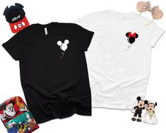 Disney Mr And Mrs Shirts, Epcot Couple Shirts, Disneyland Couple Shirts, Disney Couple Outfits Ideas, Matching Disney Shirts For Couples, His And Hers Disney Shirts, Couples Disneyland, Matching Disney Outfits, Disney Shirts For Couples