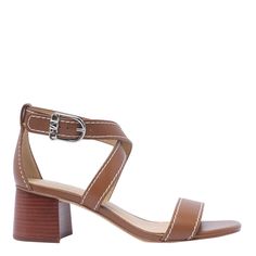 Michael Michael Kors brown Ashton heeled sandals, leather upper, buckle closure, eu sizeComposition: 100% Calf Leather / Rubber Sole Michael Kors Sandals, Michael Kors Collection, Sneaker Wedge, Brown Sandals, High End Fashion, Heeled Sandals, Bridal Shoes, Manolo Blahnik, Women's Shoes Sandals