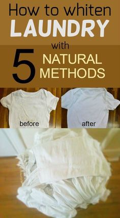 how to whiten laundry with 5 natural method for diy cleaning clothes and other household items