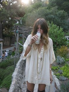 Looks Hippie, Look Hippie Chic, Stile Boho Chic, Look Boho Chic, Boho Mode, Estilo Hippy, Estilo Hippie