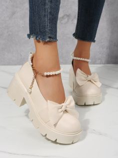 Chic Comfort: Women's Versatile Platform Wedge Sandals for Summer Blis Christmas Shoes For Women, Stylish Footwear For Women, Simple Shoes For Women, Foot Wear For Women, Shoes From Shein, Stylish Shoes Heels, Belle Shoes, Cute Shoes For Women, Shein Shoes