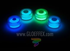 glow in the dark with four different colors