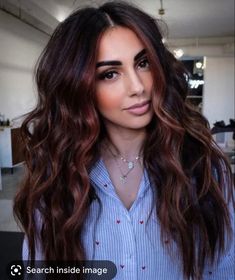 Red Balayage Hair, Red Balayage, Hair 2022, Brunette Hair With Highlights, Hair 2024, Hair Balayage, Balayage Brunette, Hair Color And Cut, Red Hair Color