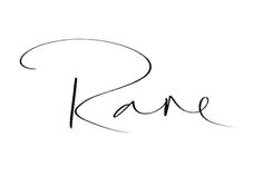 the word kanee written in cursive handwriting on a white background with black ink