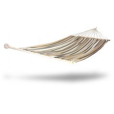 a white hammock hanging from a rope on a white background with clippings