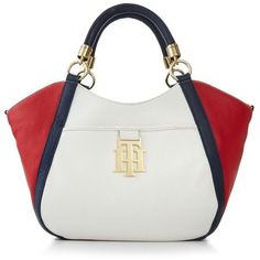 Tomy Hilfiger, Tommy Hilfiger Bags, Genuine Leather Handbags, Leather Tote Bags, Stylish Handbags, Luxury Purses, Handbags Tote, Monogrammed Leather, Leather Clutch Bags