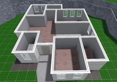 Bloxburg Treehouse Layout, Bloxburg Basement Layout, Bloxburg One Story House Layout, Roblox Bloxburg House Ideas Layout, Bloxburg House Layouts 1 Story, Bloxburg House Layout, Modern Suburban House, Bloxburg Layout, Bloxburg House Ideas 1 Floor