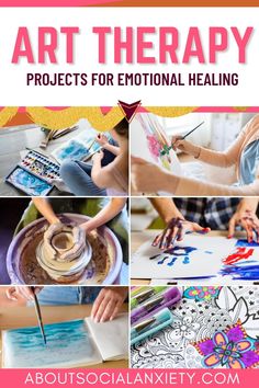 Watercolor Art Therapy Activities, Art For Therapy Office, Art Therapy Clay, Therapeutic Art Activities For Women, Art Therapy Activities Printables Adults, Art Therapist Aesthetic, Group Art Therapy Activities, Expressive Art Therapy Activities, Therapeutic Art Activities