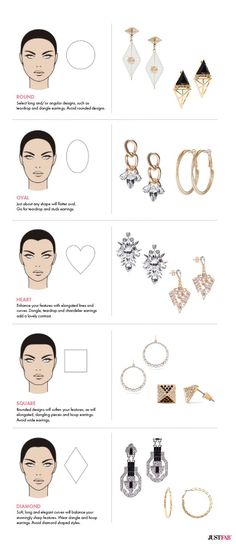 9 Beauty Infographics Reveal the Secrets Behind the Bridal Glow - MODwedding Style Chart, Mode Tips, Fashion Dictionary, Fashion Vocabulary, Premier Designs Jewelry, Fashion Tips For Women, Face Shape, Round Face, Scarfs