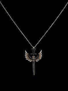 S A I N T  M I C H A E L   S W O R D  ∙ N E C K L A C E Embrace the delicate beauty of nature with our stunning St. Michael Sword Necklace. Crafted with meticulous attention to detail, this captivating piece effortlessly captures the grace and charm of a St. Michael Sword. Material: High Quality Solid 925 Sterling Silver Perfect Gift: Make your friends or family happy with this exclusive gift. Minimalist Design: Wear this jewelry with pleasure and show off your style with MUSJeweleryStudio's won St Michael Necklace, Arrowheads Jewelry, St Michael Pendant, Bridal Choker, Exclusive Gift, St Michael, Solid 925 Sterling Silver, Pendant Necklaces, Favorite Jewelry