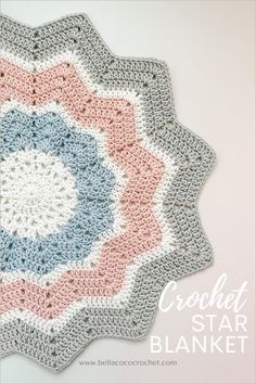 Learn how to crochet a beautiful 12-point star Blanket with this free step-by-step pattern and video tutorial. This crochet blanket is a versatile pattern allowing you to get creative with your colour choices. In this post, you will find everything you need to make this blanket plus more free crochet patterns.