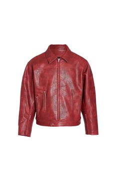 Vendor: STEEPC Fashionable and versatile, classic old-fashioned design Fabric: 45%PU leather 55%artificial leather Model: 182cm 70kg Size: 3 Red Suede Jacket, Hoodie Set, Design Fabric, Red Shorts, Red Suede, Tops Fall, Suede Jacket, Artificial Leather, Shirt Skirt