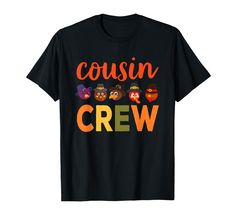 PRICES MAY VARY. Thanksgiving shirts for boys, girls, teens, toddlers, kids, men, women. Cousins Crew shirts. Fall season holiday turkey shirts. Thanksgiving matching family outfits. Thanksgiving clothes clothing ideas. Add this to your Thanksgiving decoration, decor. Perfect to wear with your family friends while eating some Pumpkin Pie or watching football or at the dinner table during the holiday season. Thanksgiving Matching outfit for whole family. This will get a lot of compliments on the Twins Thanksgiving Shirts, Thanksgiving Shirts For Kids, Thanksgiving Clothes, Cousin Crew, Shirt For Boys, Mens Long Sleeve Tee