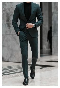 Green Suits, Green Suit Men, Black Suit Men, Dinner Suit, Suits Men, Dress Suits For Men, Men Fashion Casual Shirts