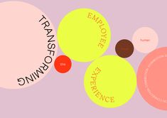 three circles with words on them that say, employee training and the other two are in different colors