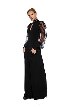 Women Jumpsuit Wedding Jumpsuit Fetish Wear Plus Size Jumpsuits For Women Formal, Long Black Jumpsuit, Jumpsuit Plus Size, Alternative Dress, Jumpsuit Fall, Rompers Dressy, Harem Jumpsuits, Formal Jumpsuit, Boho Jumpsuit