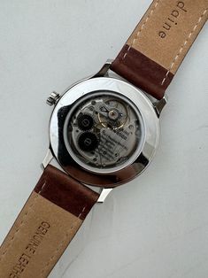 Unique Automatic Mondaine Helvetica Mens Watch - Etsy Classic Analog Watches, Classic Automatic Watch With Round Dial, Classic Automatic Business Watches, Classic Automatic Business Watch, Timeless Brown Chronometer Watch, Classic Analog Watches With Round Dial, Timeless Automatic Watch Accessories With Rectangular Dial, Classic Round Chronometer Watch Accessories, Classic Analog Round Watch Accessories