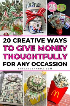 the top 20 creative ways to give money thoughtfully for any occasion