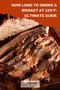 Find out the perfect time and temperature for smoking a mouth-watering brisket in this ultimate guide! #smokedbrisket #cookingtips #foodblog Traeger Brisket, How To Make Barbecue, Brisket Flat, Tender Brisket, How To Cook Brisket