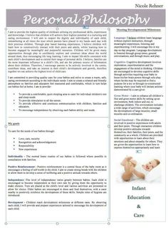 a professional resume for a babysith is shown in this image, it shows the child